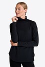 Cotton modal high neck top 1 | BLACK | Audimas