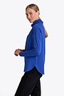 Cotton modal high neck top 3 | BLUE | Audimas