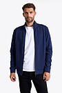 Cotton French terry full-zip sweatshirt 4 | BLUE | Audimas