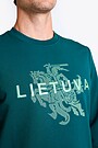 National collection embroidered  sweatshirt 3 | GREEN | Audimas