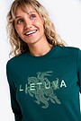 National collection embroidered sweatshirt 3 | GREEN | Audimas