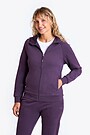 Soft full-zip cotton hoodie 1 | PURPLE | Audimas