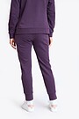 Soft tapered fit cotton sweatpants 3 | PURPLE | Audimas