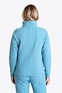 Cotton full-zip sweatshirt 2 | BLUE | Audimas