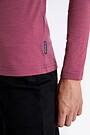 Light merino wool roll neck top 3 | PINK | Audimas