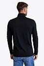 Light merino wool roll neck top 2 | BLACK | Audimas