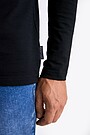 Light merino wool roll neck top 3 | BLACK | Audimas