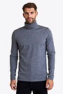 Light merino wool roll neck top 1 | GREY | Audimas