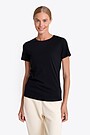 Light merino wool T-shirt 1 | BLACK | Audimas