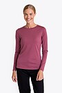 Light merino wool long sleeves top 1 | PINK | Audimas