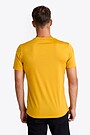 Merino wool T-shirt with print 2 | YELLOW | Audimas