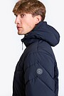 Down jacket with hood 3 | BLACK | Audimas