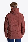 Down jacket with hood 2 | BROWN | Audimas