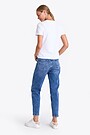 Tapered fit jeans with elastane 2 | BLUE | Audimas