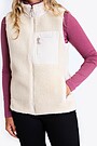 Sherpa fleece vest 3 | BROWN | Audimas