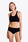 Seamless merino bikini briefs 1 | BLACK | Audimas