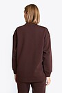 Cotton fleece sweatshirt 2 | BROWN | Audimas