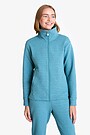 Cotton full-zip sweatshirt 1 | BLUE | Audimas