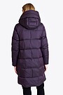 Down coat with cocooning hood 2 | PURPLE | Audimas