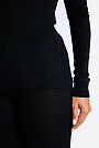 Merino baselayer long sleeve top 3 | BLACK | Audimas