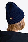 National collection knitted merino wool hat 2 | BLUE | Audimas