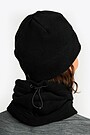 Polartec 100 Series fleece hat 2 | BLACK | Audimas