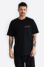 Short sleeves cotton T-shirt Basketball court 4 | BLACK | Audimas