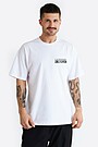 Short sleeves cotton T-shirt Basketball court 4 | WHITE | Audimas