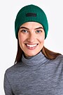 National collection knitted merino wool hat 2 | GREEN | Audimas