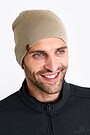 Knitted merino wool beanie 3 | Cream | Audimas