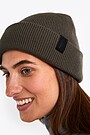 Knitted merino wool hat 3 | GREEN | Audimas