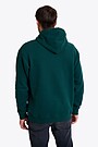 Oversized cotton fleece hoodie 2 | GREEN | Audimas