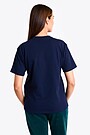 Loose fit T-shirt with print 2 | BLUE | Audimas