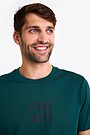 Loose fit T-shirt with print 3 | GREEN | Audimas