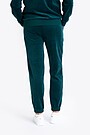 Cotton velour sweatpants 3 | GREEN | Audimas