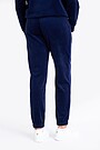 Cotton velour sweatpants 3 | BLUE | Audimas