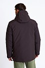 Elongated jacket with membrane and synthetic insulation 2 | BROWN | Audimas