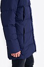 Long down jacket 4 | BLUE | Audimas