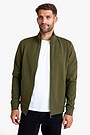 Cotton French terry full-zip sweatshirt 4 | GREEN | Audimas