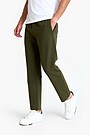 Straight cut cotton French terry sweatpant 2 | GREEN | Audimas