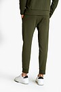 Stretch cotton slim fit sweatpants 3 | GREEN | Audimas