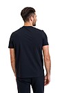 Short sleeves cotton T-shirt Snowy horizons 2 | BLACK | Audimas