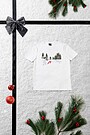 Short sleeves cotton T-shirt Snowy horizons 1 | WHITE | Audimas