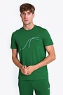 Short sleeves cotton T-shirt Winter way 1 | GREEN | Audimas