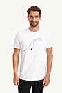 Short sleeves cotton T-shirt Winter way 2 | WHITE | Audimas