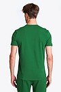 Short sleeves cotton T-shirt Let's head into winter! 2 | GREEN | Audimas