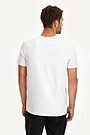 Short sleeves cotton T-shirt Let's head into winter! 3 | WHITE | Audimas