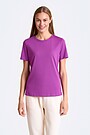 Cotton short sleeve T-shirt 1 | PURPLE | Audimas