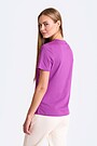 Cotton short sleeve T-shirt 2 | PURPLE | Audimas