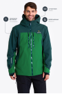 Jacket with Primaloft insulation 2 | GREEN | Audimas